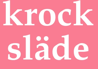 Synonym krocksläde