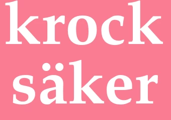 Synonym krocksäker