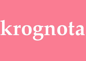 Synonym krognota