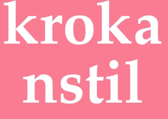 Synonym krokanstil