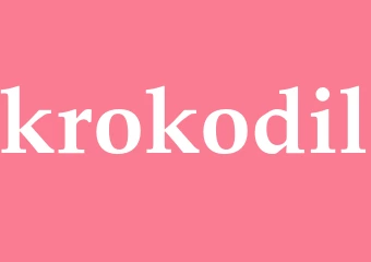 Synonym krokodil