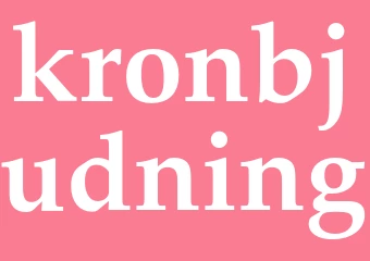 Synonym kronbjudning
