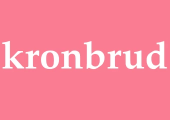 Synonym kronbrud