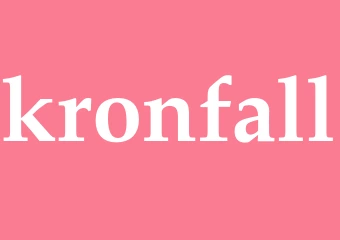 Synonym kronfall