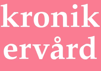 Synonym kronikervård