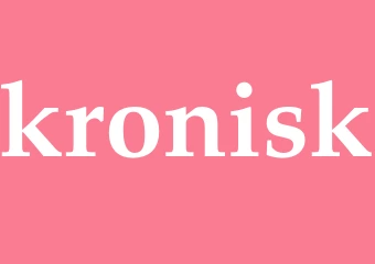Synonym kronisk