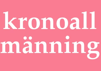 Synonym kronoallmänning