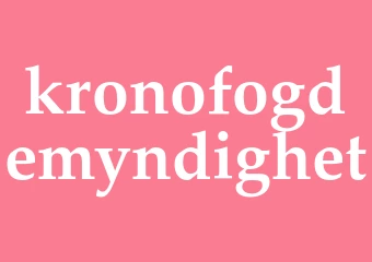 Synonym kronofogdemyndighet