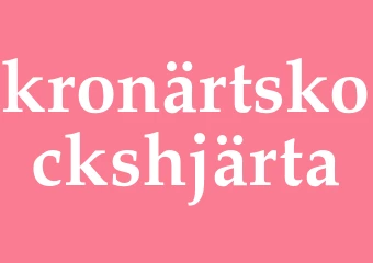 Synonym kronärtskockshjärta