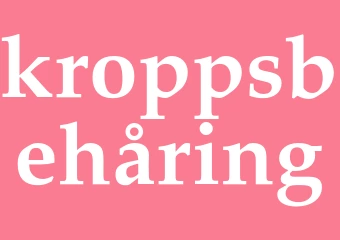 Synonym kroppsbehåring