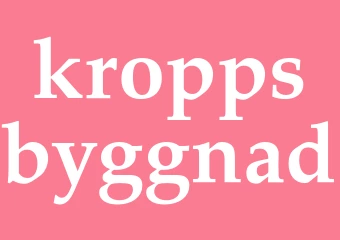 Synonym kroppsbyggnad