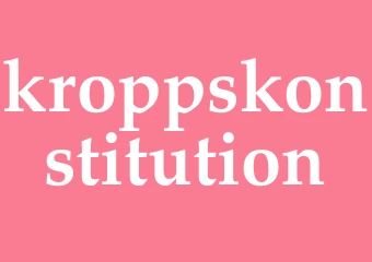 Synonym kroppskonstitution