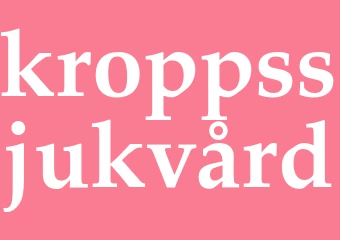 Synonym kroppssjukvård