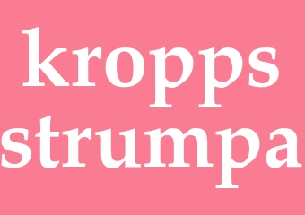 Synonym kroppsstrumpa