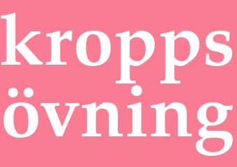 Synonym kroppsövning