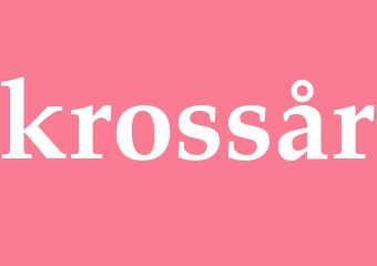 Synonym krossår