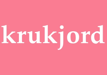 Synonym krukjord