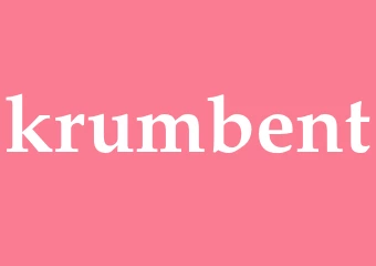 Synonym krumbent