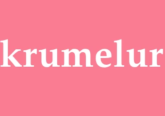 Synonym krumelur