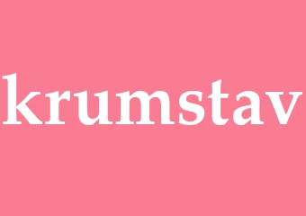 Synonym krumstav