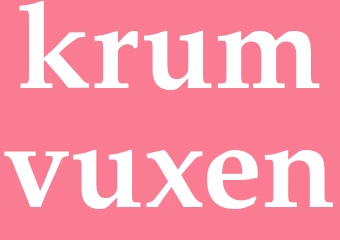 Synonym krumvuxen