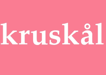 Synonym kruskål