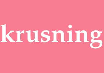 Synonym krusning