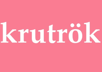 Synonym krutrök