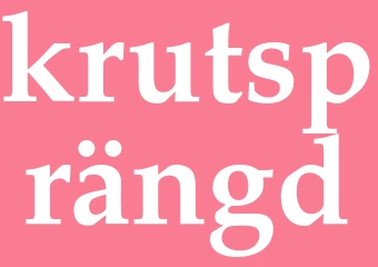 Synonym krutsprängd