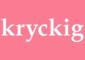 Synonym kryckig