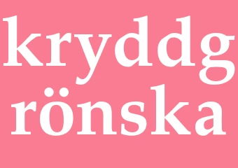Synonym kryddgrönska