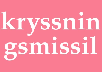 Synonym kryssningsmissil