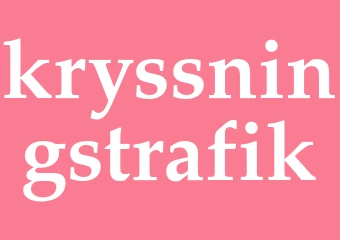 Synonym kryssningstrafik