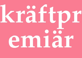 Synonym kräftpremiär