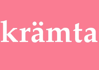 Synonym krämta