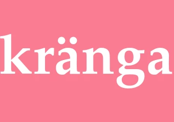Synonym kränga