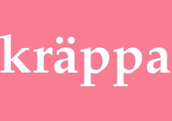 Synonym kräppa