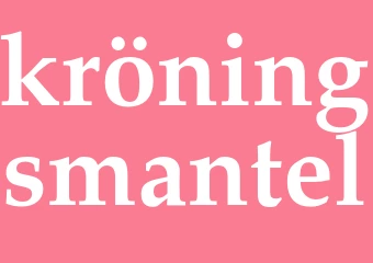 Synonym kröningsmantel