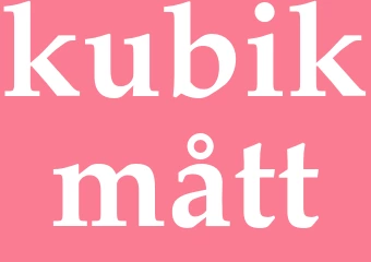 Synonym kubikmått