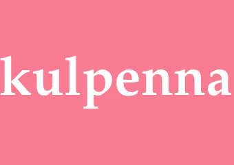Synonym kulpenna