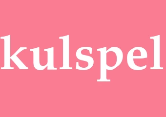 Synonym kulspel