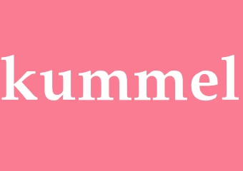 Synonym kummel