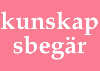 Synonym kunskapsbegär