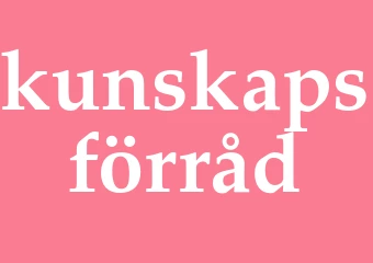 Synonym kunskapsförråd