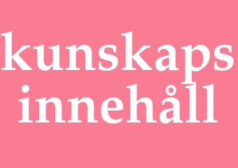 Synonym kunskapsinnehåll
