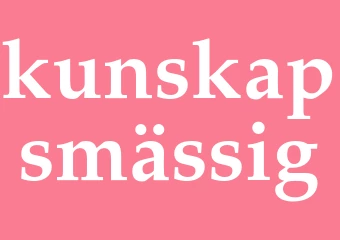 Synonym kunskapsmässig