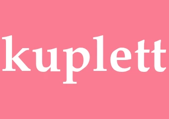 Synonym kuplett