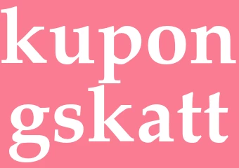 Synonym kupongskatt