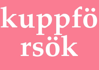 Synonym kuppförsök