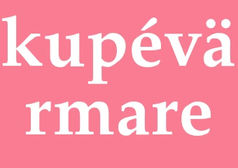Synonym kupévärmare
